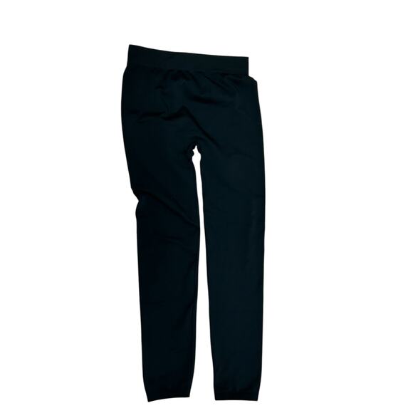 Muk Luks Black Jersey Leggings 2X-3X Plus Size Unlined‎ Stretch Pants - Picture 1 of 3